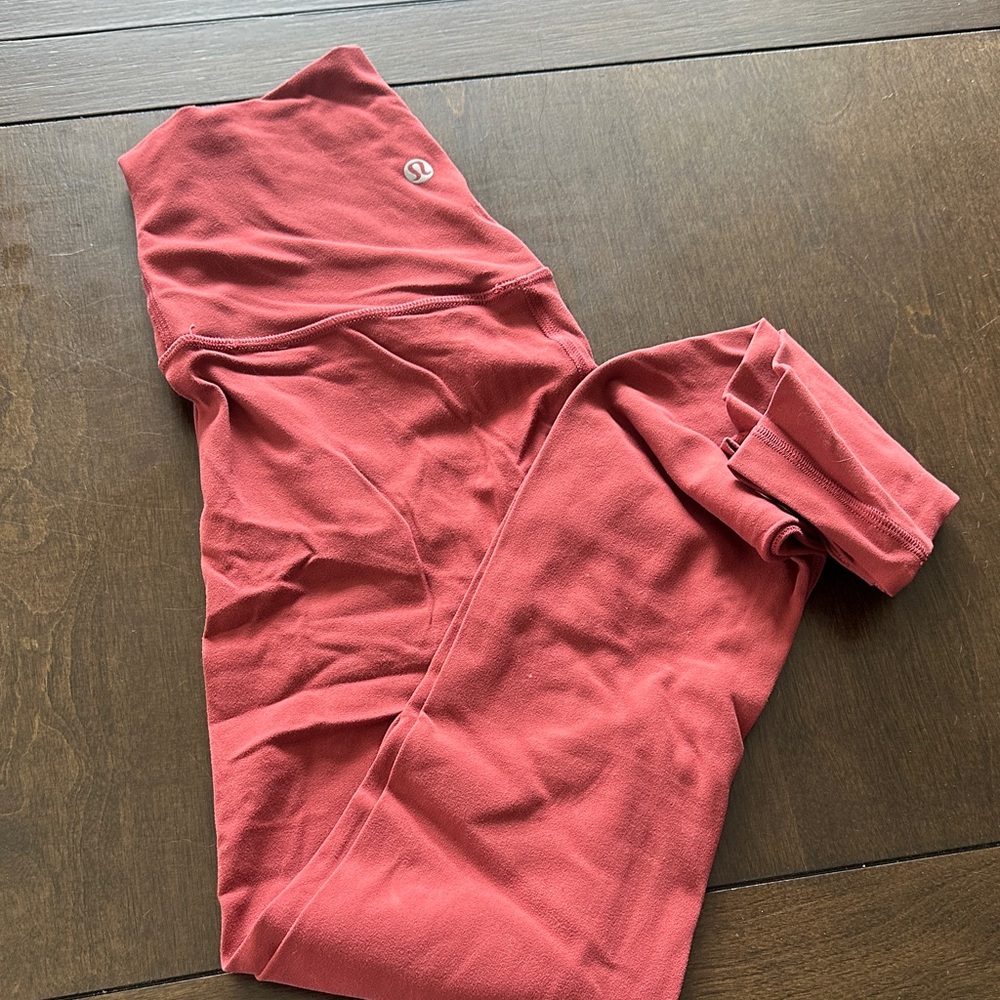 lululemon athletica Red align Leggings